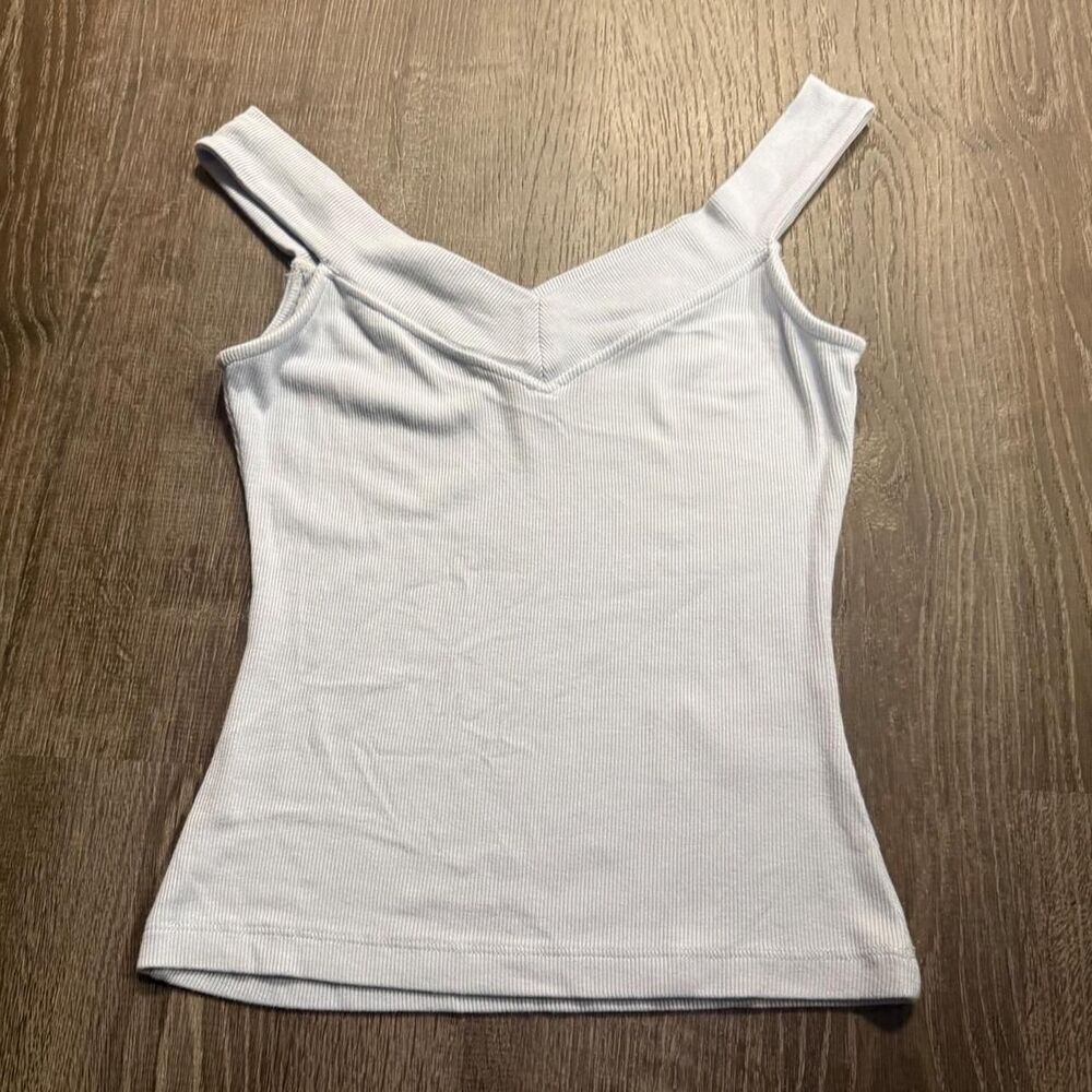 Silence + Noise Urban Outfitters Ribbed Off-the-Shoulder Bandage Top - Size S
